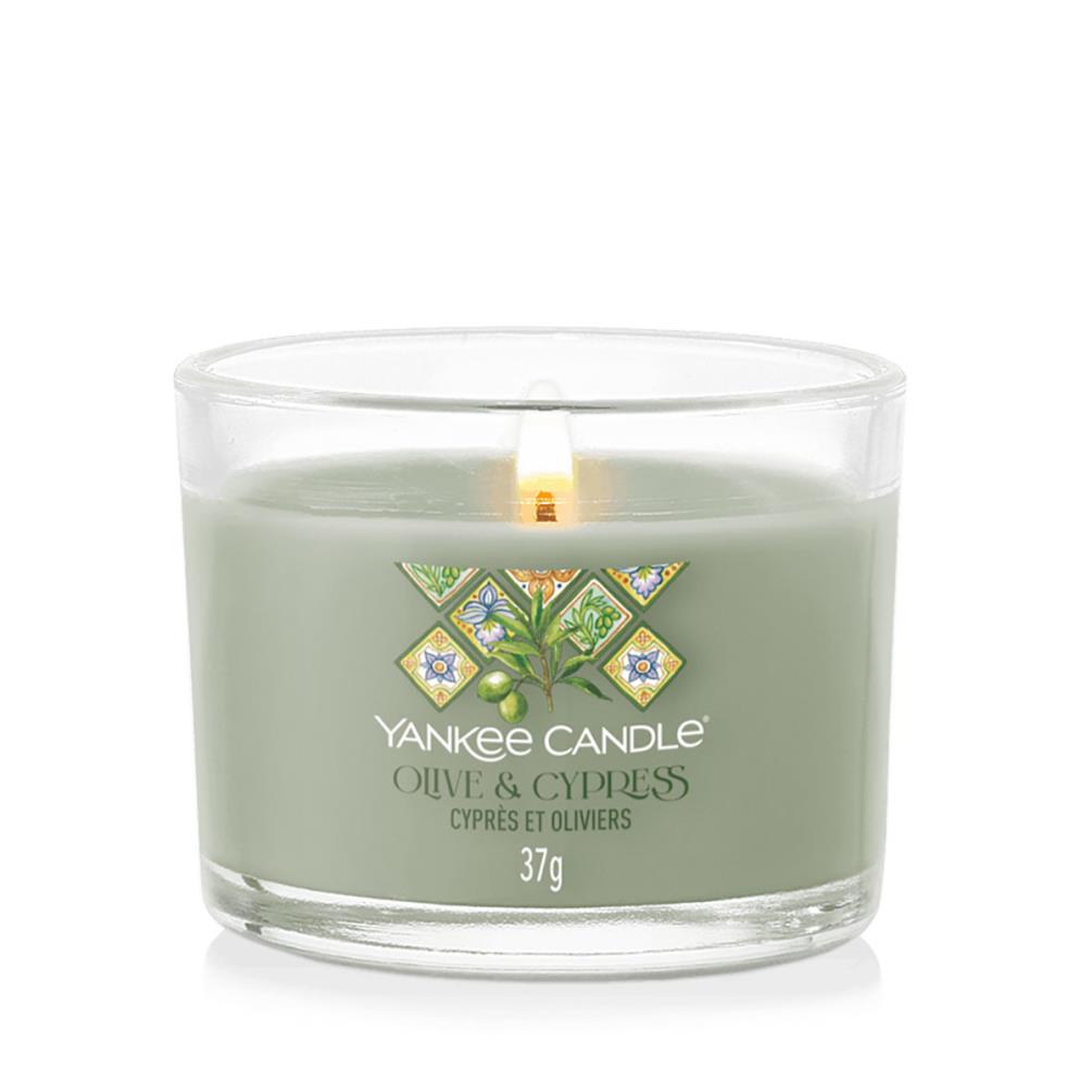 Yankee Candle Olive & Cypress Filled Votive Candle Extra Image 2